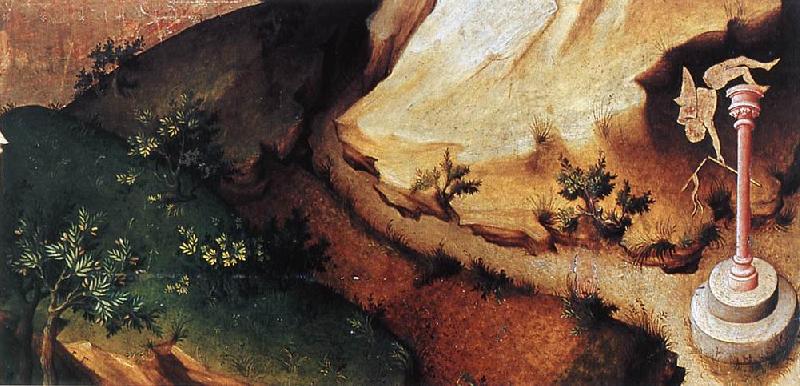 BROEDERLAM, Melchior The Flight into Egypt (detail) fge France oil painting art